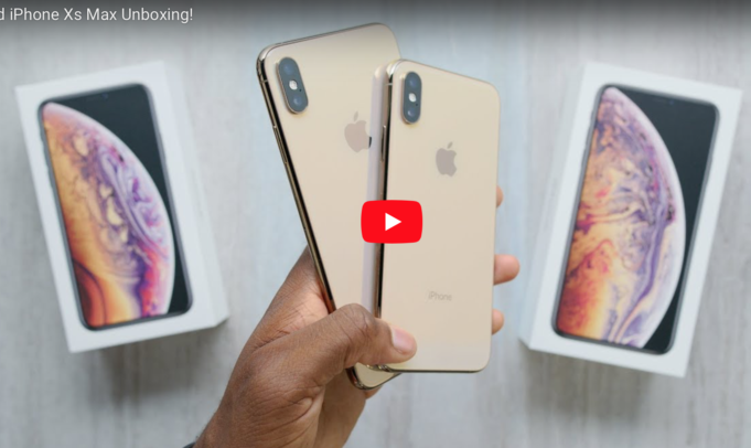 unboxing iPhone xs e xs MAx