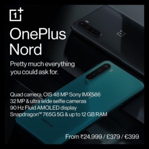 OnePlus Nord: prezzo e caratteristiche