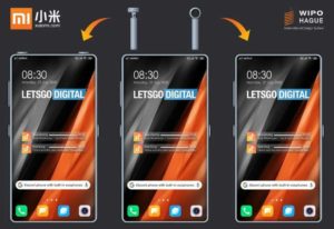 Render dello smartphone Xiaomi con TWS integrate